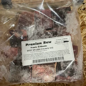 Premium Raw Beef Spleen Chunks (1kg)