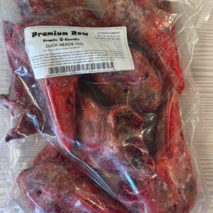 Premium Raw Duck Heads (1kg)