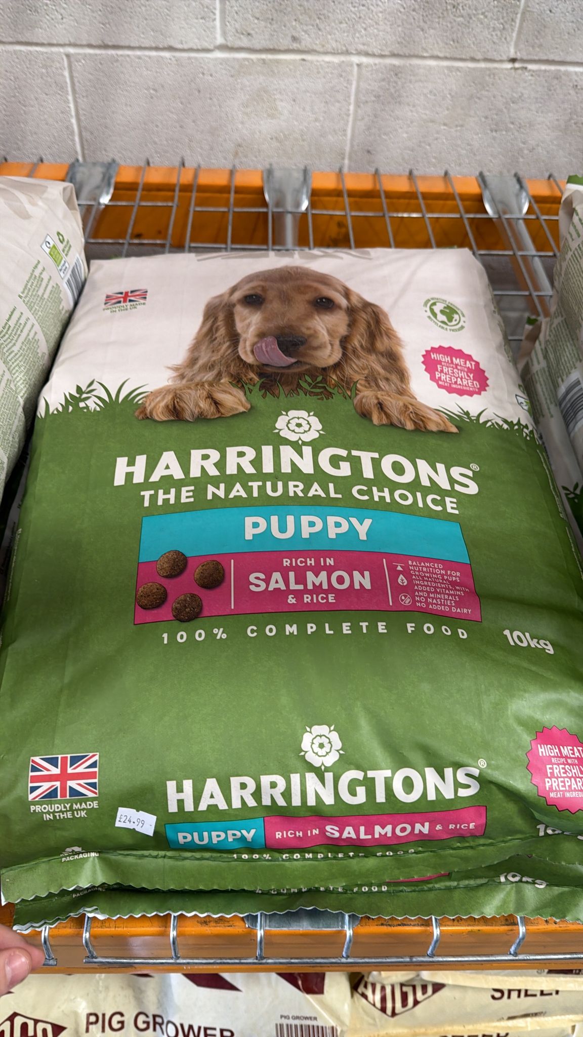 Harringtons Puppy Salmon Dry Food 10kg