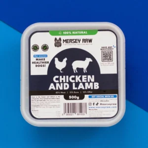 Mersey Raw Chicken & Lamb 500g