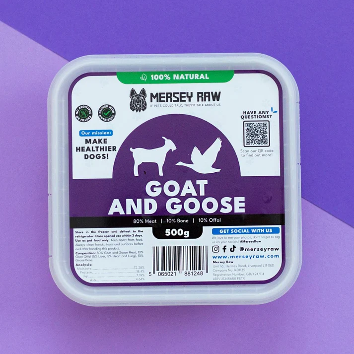 Mersey Raw Goat & Goose Complete 500g