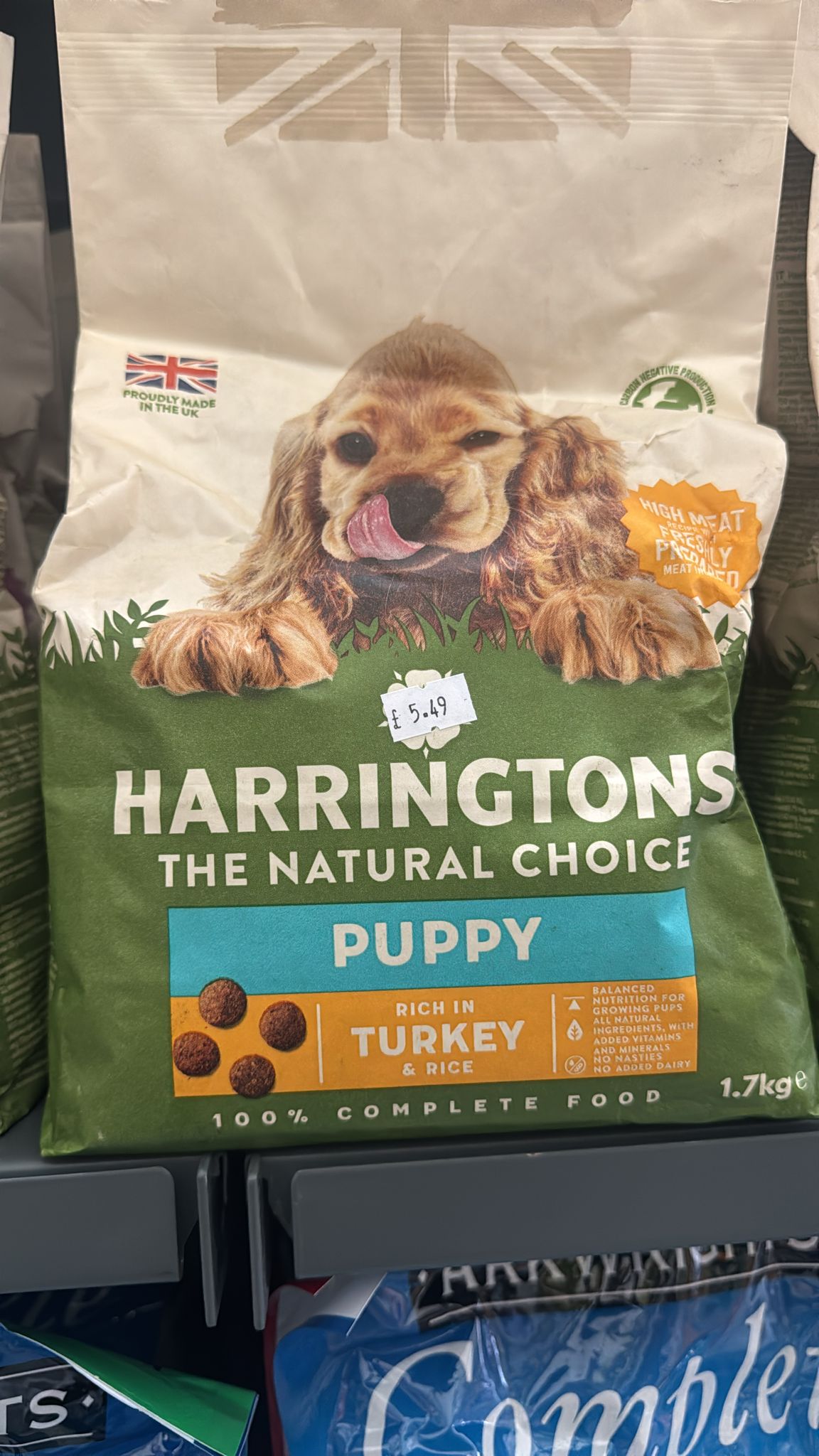 Harringtons Puppy Dry Food Turkey - 1.7kg