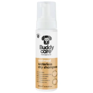 Buddy Care Oatmeal Waterless Dry Dog Shampoo - 200ml