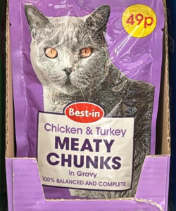 Best-in Meaty Chunks Chicken & Turkey in Gravy Pouch