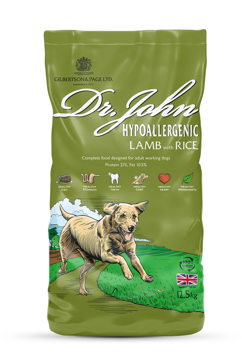Dr. John Hypoallergenic Lamb & Rice - 12.5kg