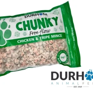 Durham Chunky Free Flow Chicken & Tripe Mince - 1kg