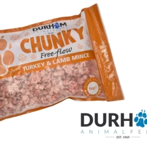 Durham Chunky Free Flow Turkey & Lamb Mince - 1kg