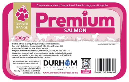 Durham Premium Salmon Dinner - 500g