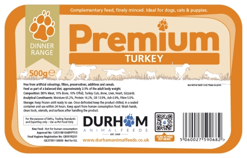 Durham Premium Turkey Dinner - 500g