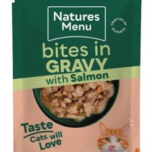 Natures Menu Bites in Gravy Salmon Pouch