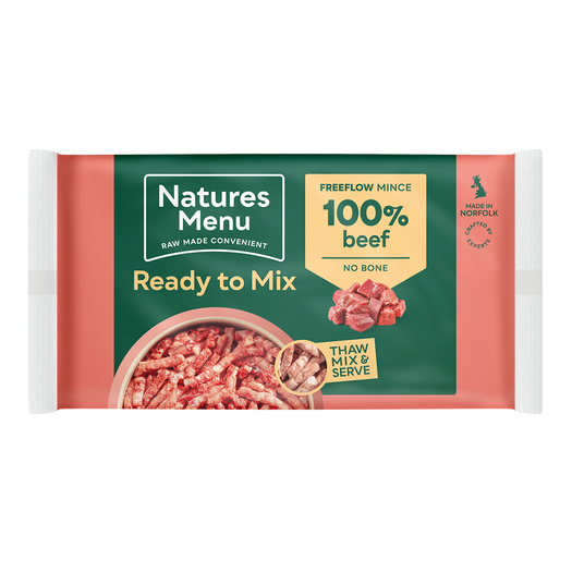 Natures Menu Ready To Mix 100% Beef - 500g