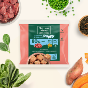 Natures Menu Puppy Complete & Balanced 80% Beef Nuggets - 1kg