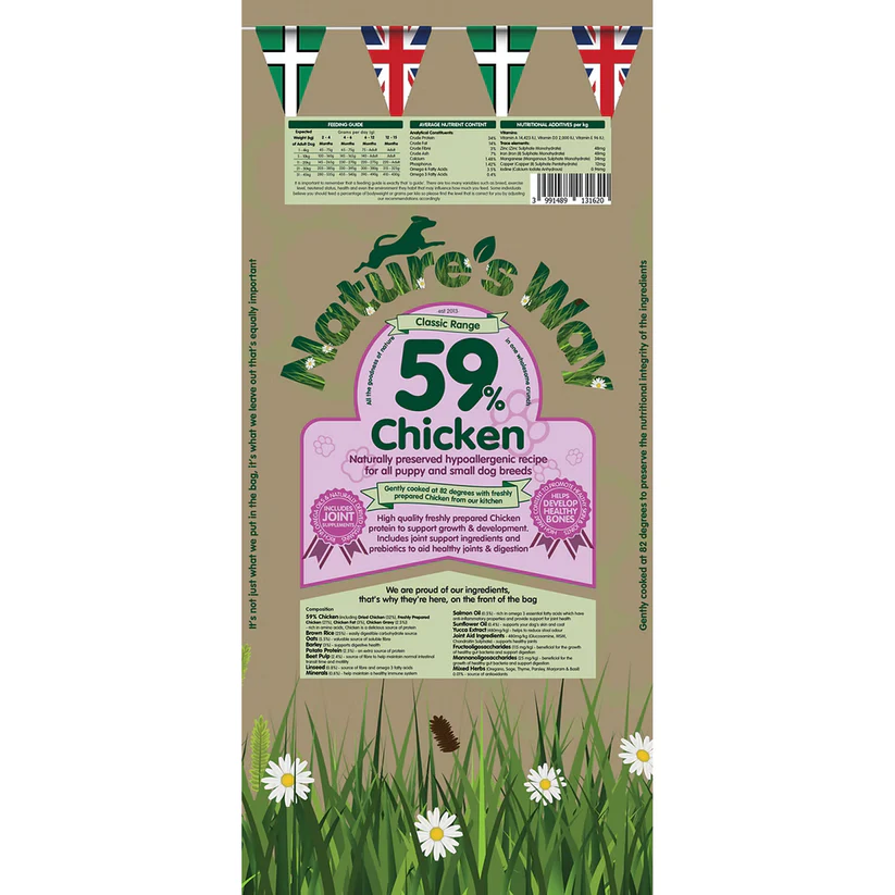 Nature's Way Puppy/Small Dog Dry Food - Chicken