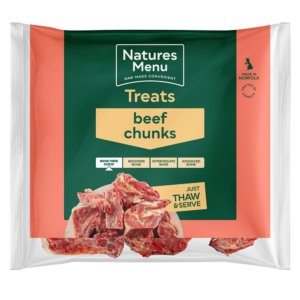 Natures Menu Treats Boneless Beef Chunks - 1kg