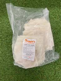 Reggie's Boneless White Fish Chunks 1kg