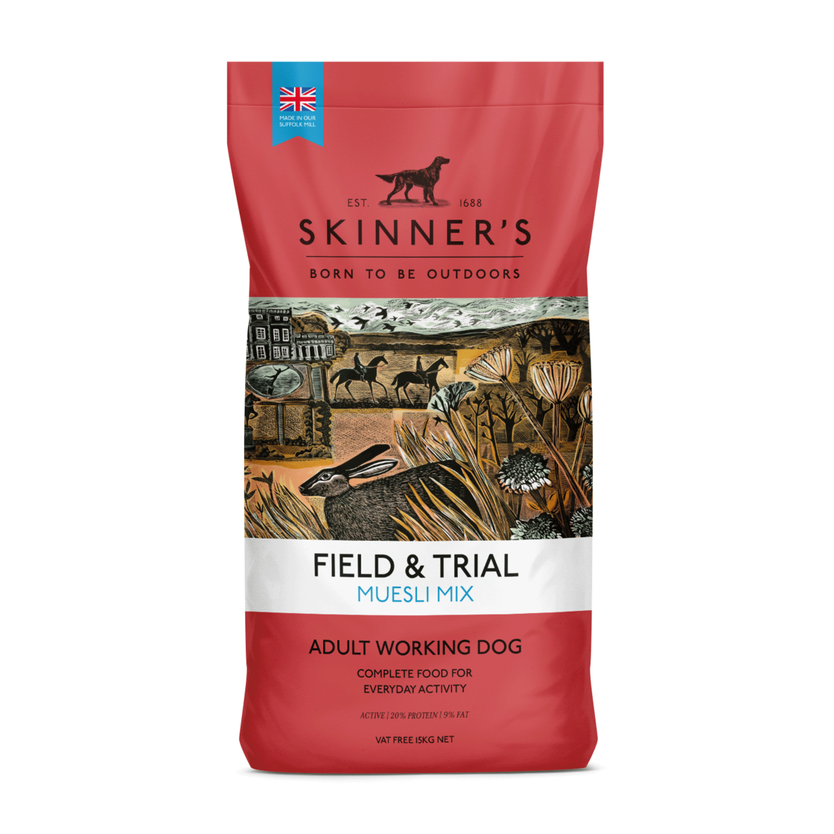 Skinners Field & Trial Muesli Mix Adult Dry Dog Food - 15kg