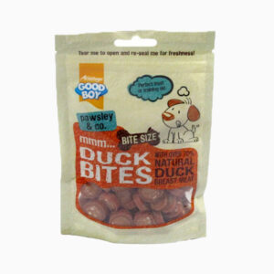 Good Boy Succulent Duck Bites Dog Treats 65g