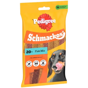 Pedigree Schmackos Fish Mix Dog Treats 144g