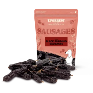 T. Forrest Mini Black Pudding Sausages Dog Treats 150g
