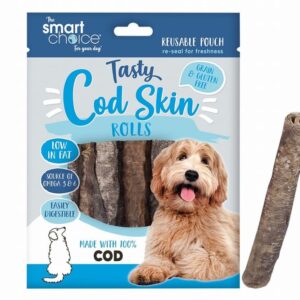 The Smart Choice Tasty Cod Skin Rolls 100g
