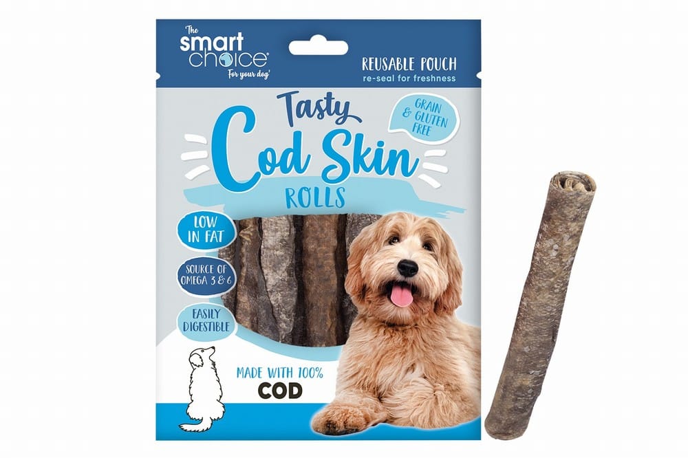 The Smart Choice Tasty Cod Skin Rolls 100g