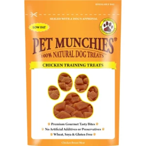pet munchies chicken training treats 50g