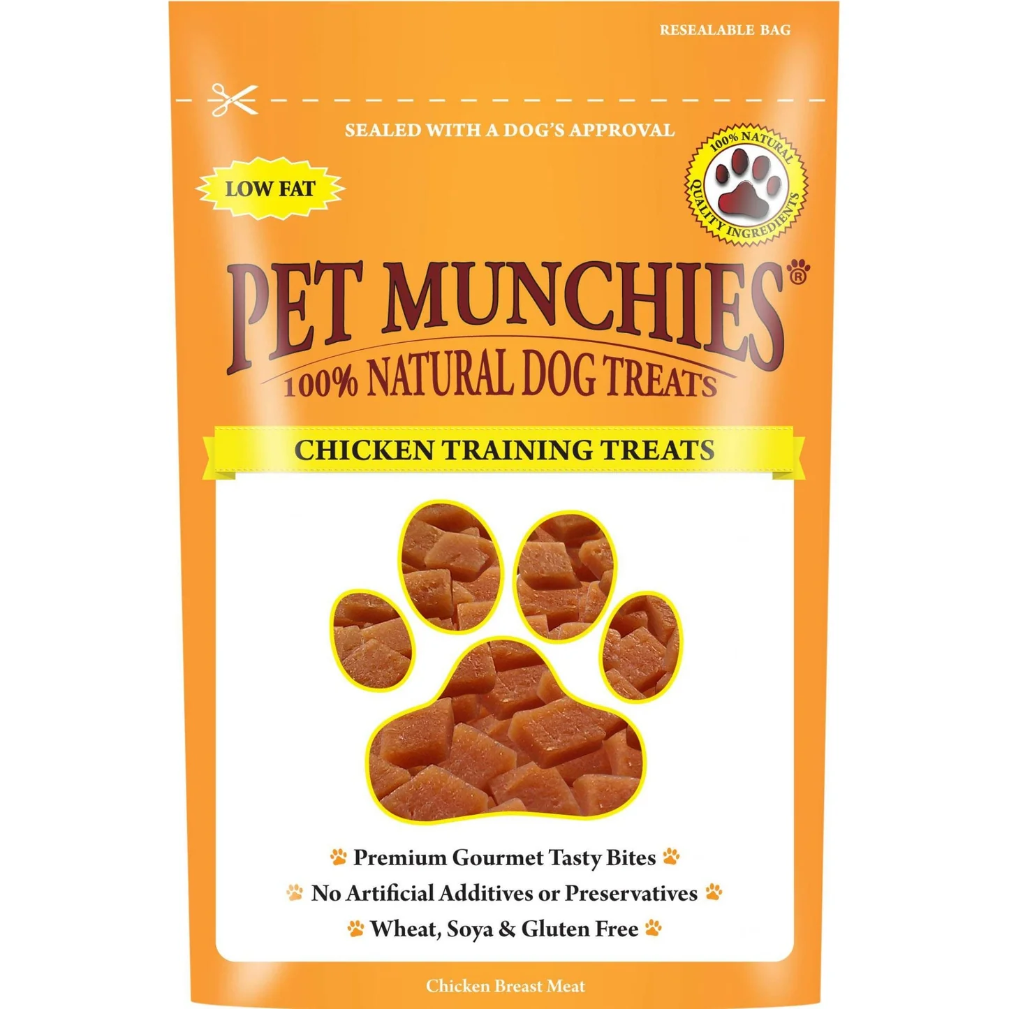 pet munchies chicken training treats 50g