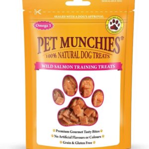 pet munchies wild salmon training treats 50g