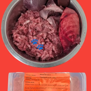 Northern Raw Chicken 80/10/10 – 454g