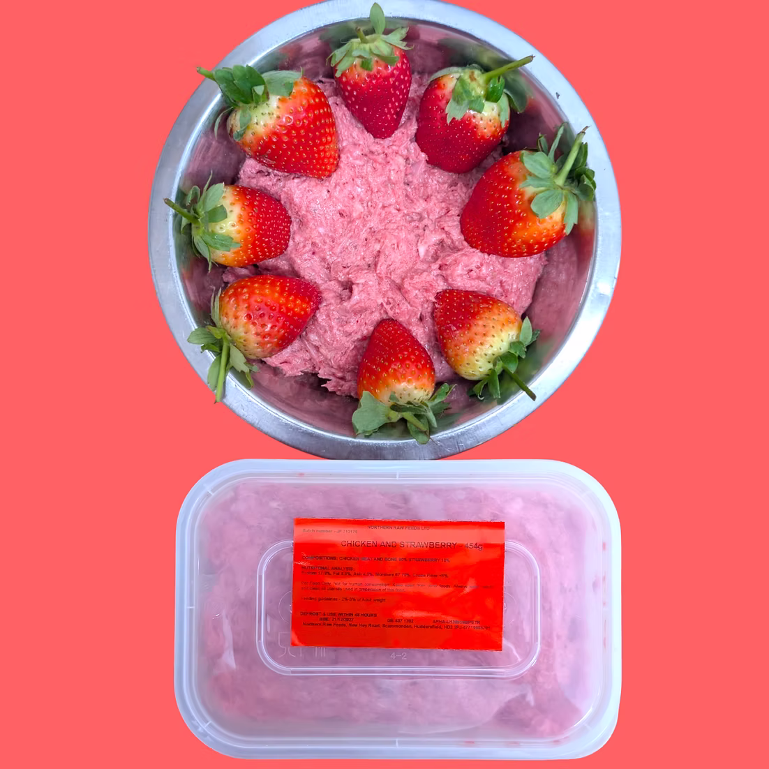 Northern Raw Chicken & Strawberry – 454g