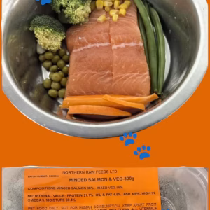 Northern Raw Salmon & Veg – 454g